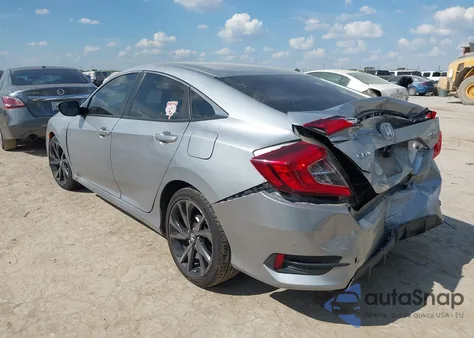 2020 Honda Civic Sport from USA, damaged, VIN 2HGFC2F81LH568088